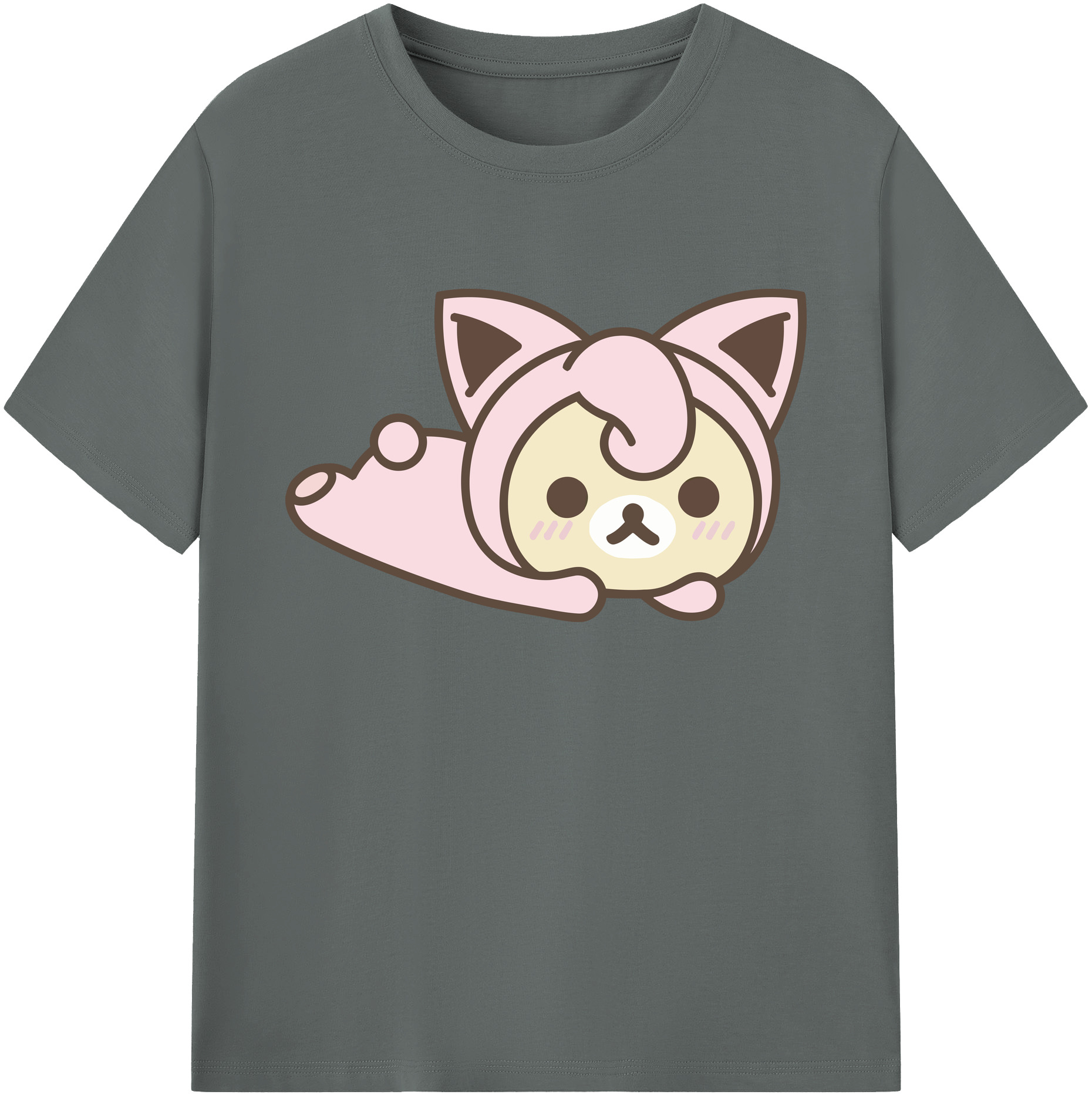 （画像用） リラックマ リラックマ キイロイトリ Rilakkuma Korilakkuma Kiiroitori 綿100％ メンズ半袖Tシャツ｜肌触りやわらか＆通気性